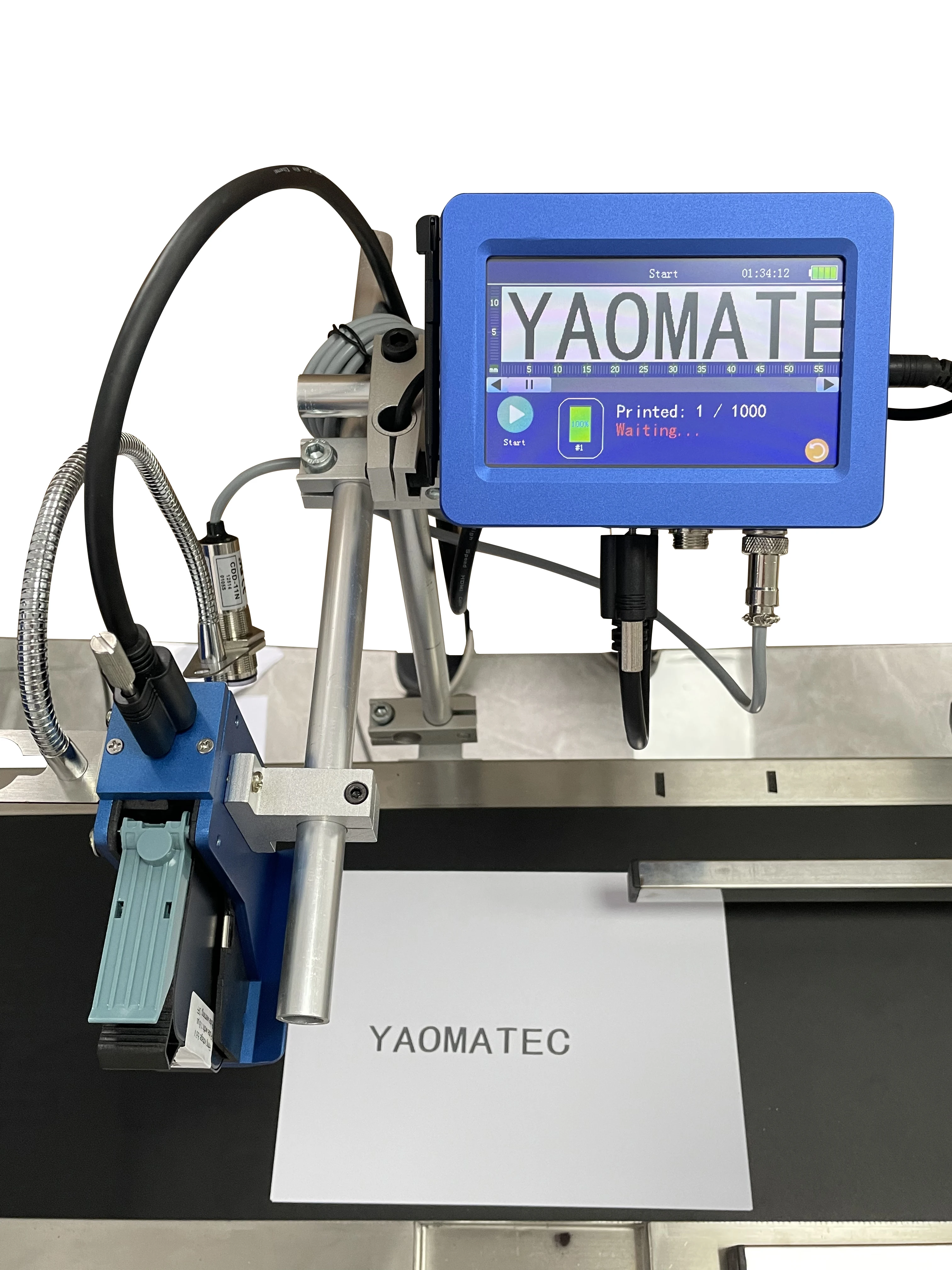 12.7mm 24 languages automatic coding machine expiry date printer mask printer Online Inkjet Printer Thermal Inkjet TIJ Printer