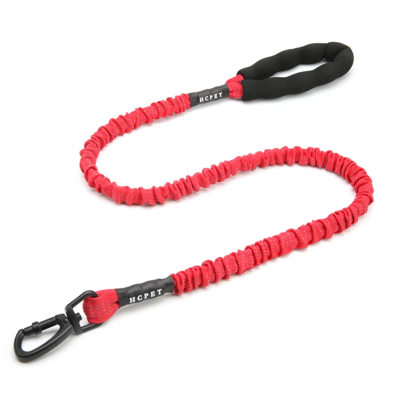 Large Dog Leash Elasticity Bungee Dog Training Leash with Soft Handle Pet Dog Running Walking Nylon Lead Rope Dog Supplies 