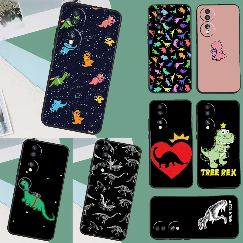 Animal Dinosaur Fun Dino Case Per Honor X9 X6 X7 X8 A Magic 4 5 Lite Honor 90 Lite 50 70 8X 9X Magic 5 Pro Coque