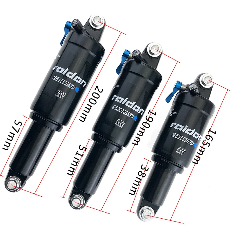 BikeRearShockBumperShoxAirDownhillPneumaticChamberDampers