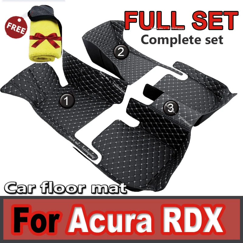 

Автомобильные коврики для Acura RDX TC1 2 MK3 2019 ~ 2022 2020 2021, набор прочных ковриков, ковер, кожаный напольный коврик, водонепроницаемый коврик, автомобильные аксессуары