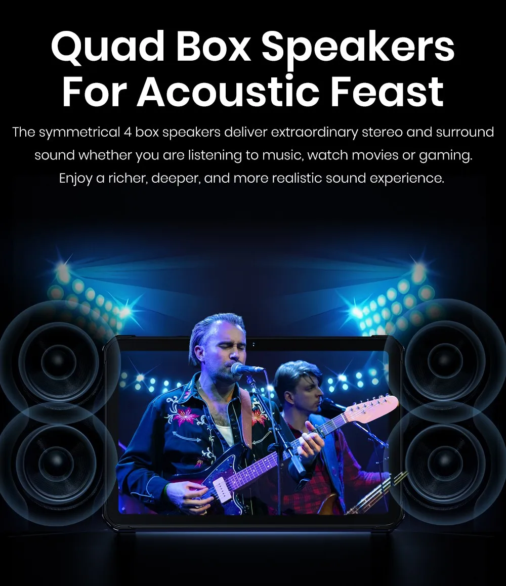 FOSSiBOT DT3 5G Rugged Tablet, Android 15, 10.4 inch 1200x2000 Display, 12GB RAM 256GB ROM, WiFi 6, 21560mAh Battery 66W Fast Charge, 64MP+32MP Camera, LED Flashlight, NFC, GPS/GALILEO/GLONASS/QZSS/BEIDOU/NavIC, Fingerprint & Face ID Unlock
