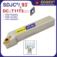 SDJCR1212H11 SDJCR1616H11 SDJCR2020K11 SDJCR2525M11 SDJCR SDJCL 1616 outil de tournage DCGT DCMT porte-outil blanc CNC tour coupe 1
