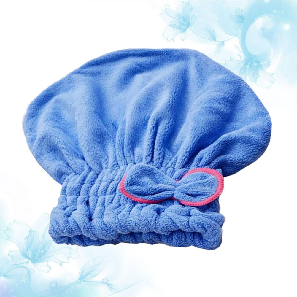 

Hair Towel Wrap Absorbent Hair Towel Hat Premium Material Quick Drying Convenient for Face Washing and Gym Use