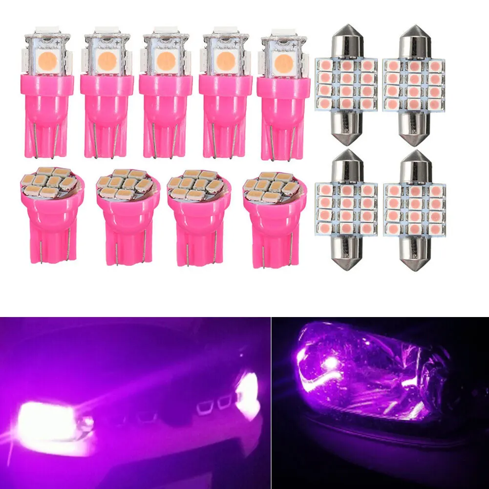

Reading Light License Lamp 13pcs Accessories For Dome LED Lights Replacement Running Lights T10 & 31mm Festoon