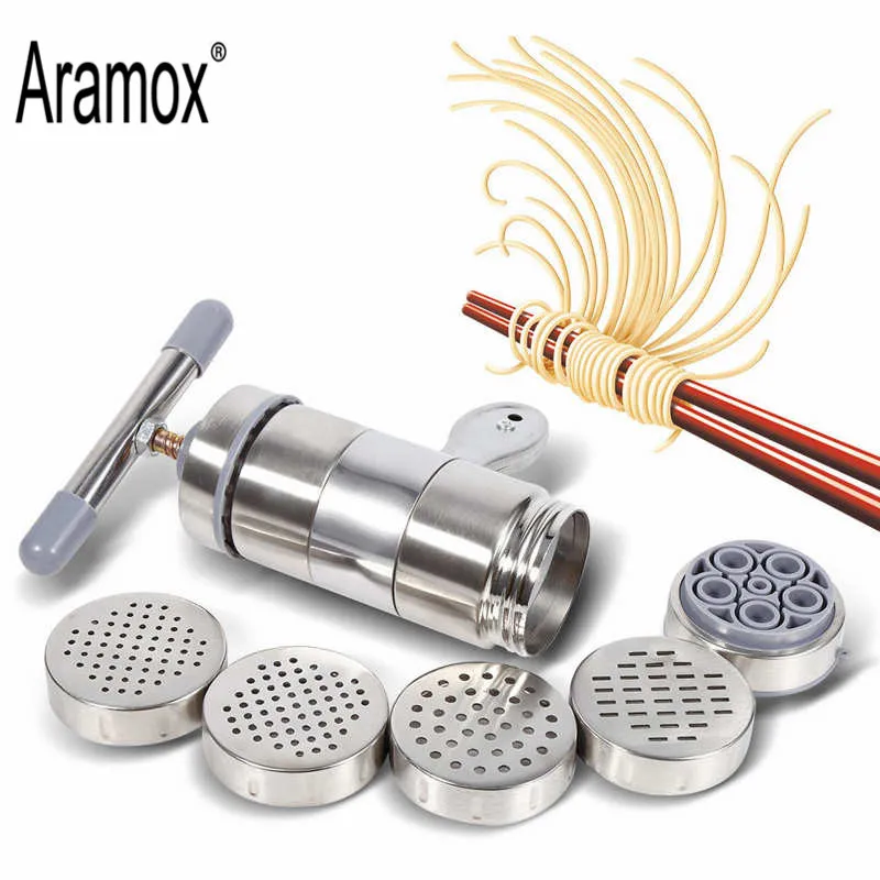 Dumpling maker Making Spaghetti Kitchen Tools Manual Stainless Steel Noodle Maker Press Pasta Machine Crank Cutter Fruits Juicer Cookware