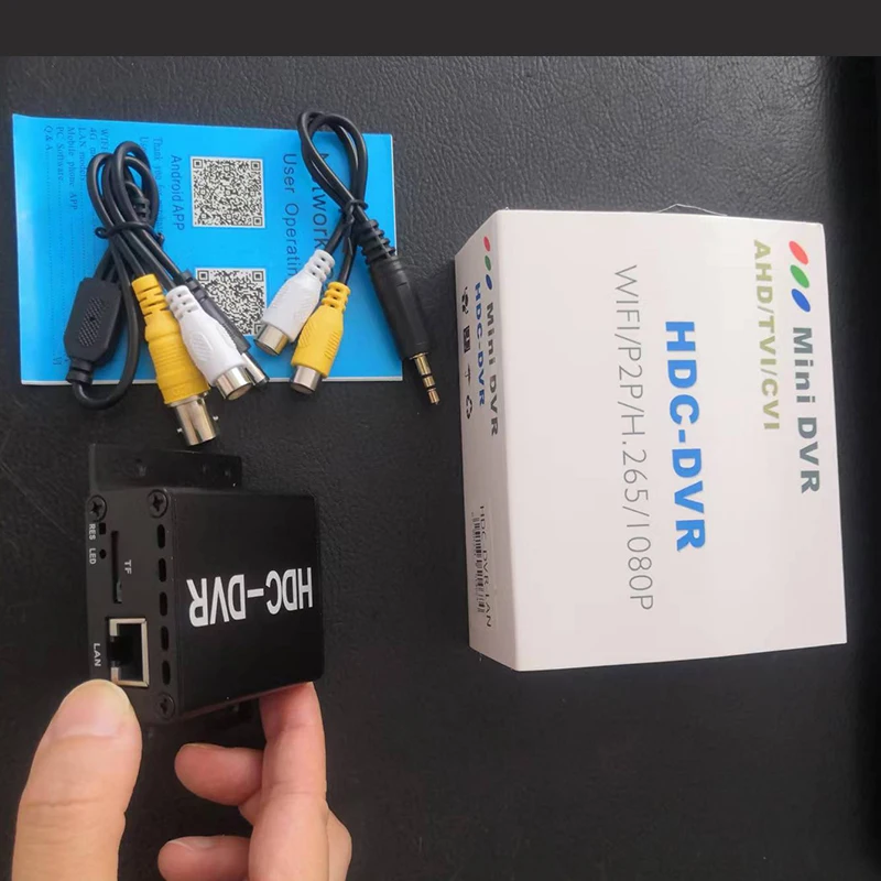 

720P/1080P AHD/TVI/CVI Camera Wired Mini H.265 DC12V Recorder LAN WiFi 4G Port IP HDC DVR