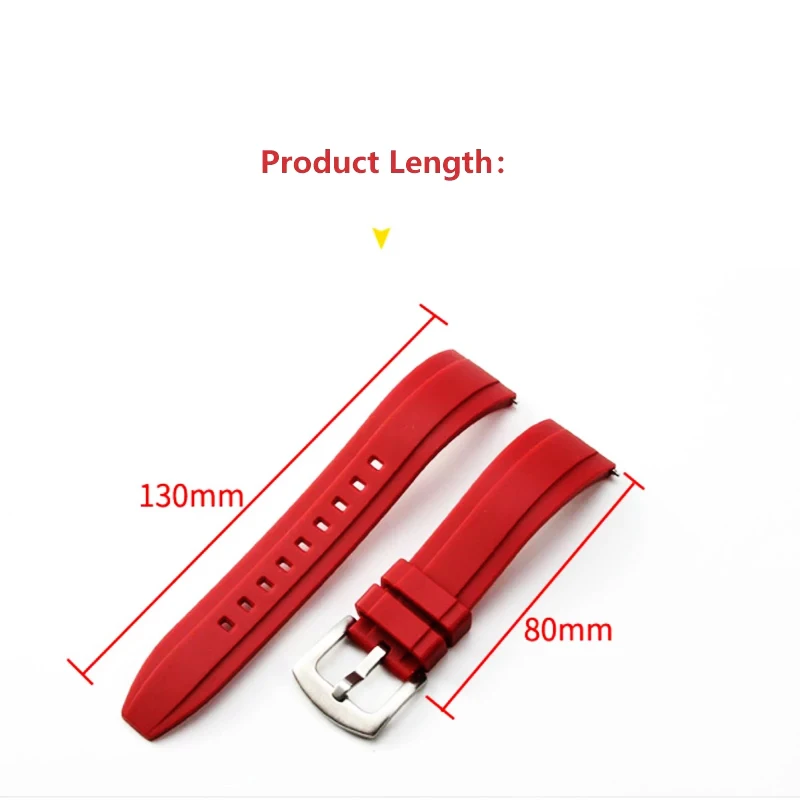 Smart fluoro rubber watchband 20mm 22mm Not silicone watch strap for AMAZFIT watch GTR GTS Series For huawei GT2 GT3 42MM 46MM