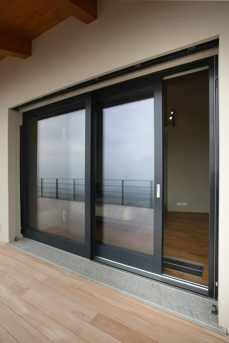 DN Home Door Apartment Aluminum Profile Patio Heavy Duty Sliding Door Double Tempered Glass Glass Sliding Doors