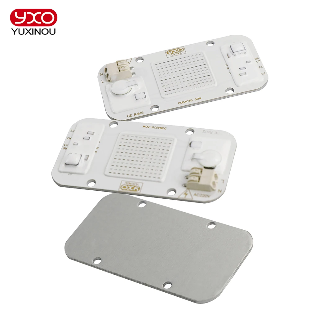 LED Grow Light Growth chip AC 110V220V50W driverless smart IC for indoor garden DIY growth and blooming plant lamp beads