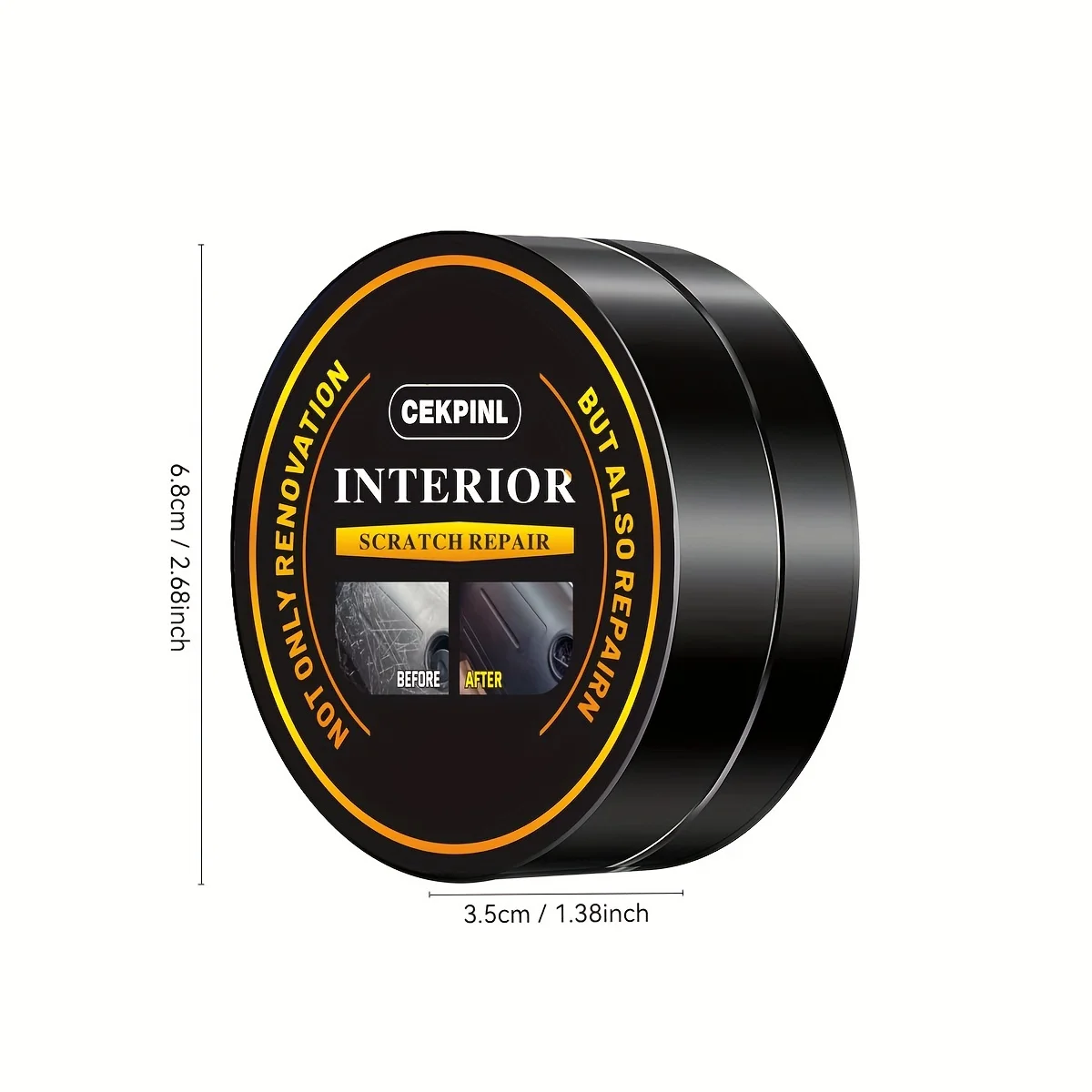 Car Interior Plastic Restoration Kit - Scratch Repair & Maintenance，Tire Protector & Shine，Anti-Aging Maintenance 5