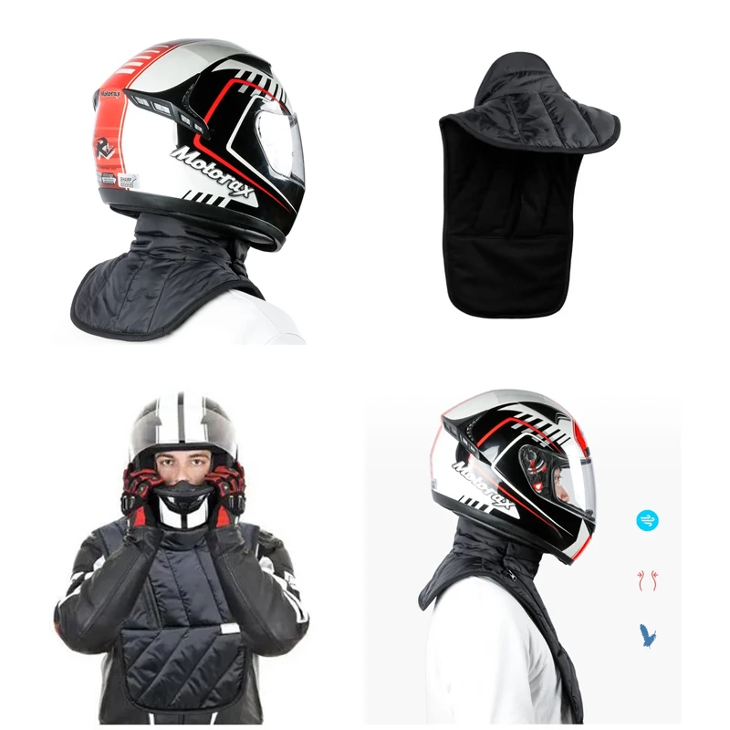 Winter warm motorcycle neck chest warm scarf Windproof cold Full neck scarf cape universal men and women outdoor travel