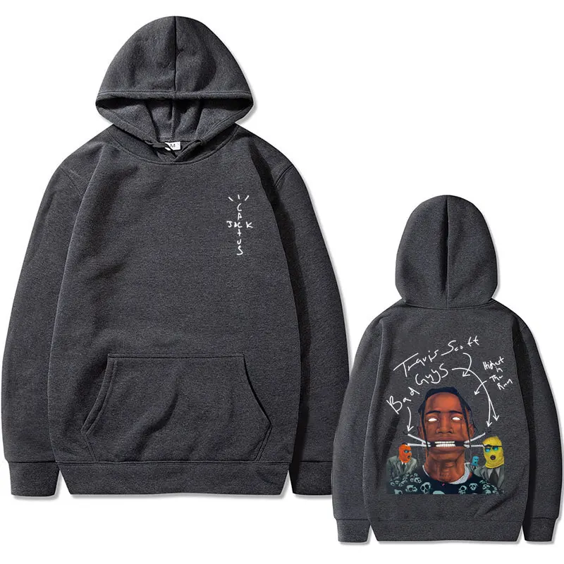 Limited Edition Catus Jack Hoodie New Male Streetwear Men Women Hip Hop Fashion Vintage Sweatshirt Male Casual Oversized Hoodies