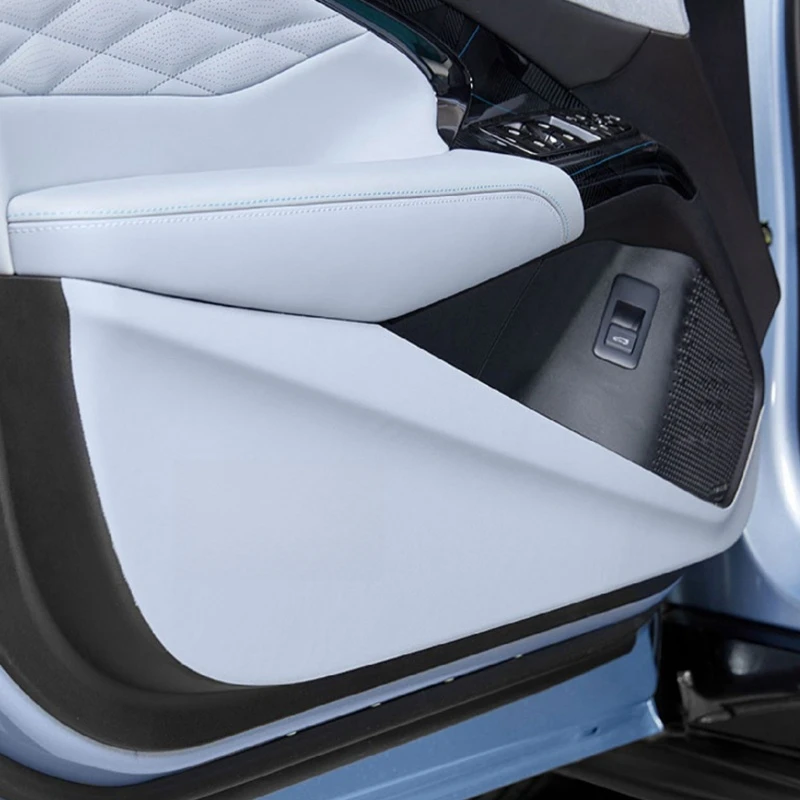 For BYD Seal EV Car Door Anti Kick Pad Leather Anti-Scratch Car Door Edge Protective Pad Car Interior Accessories