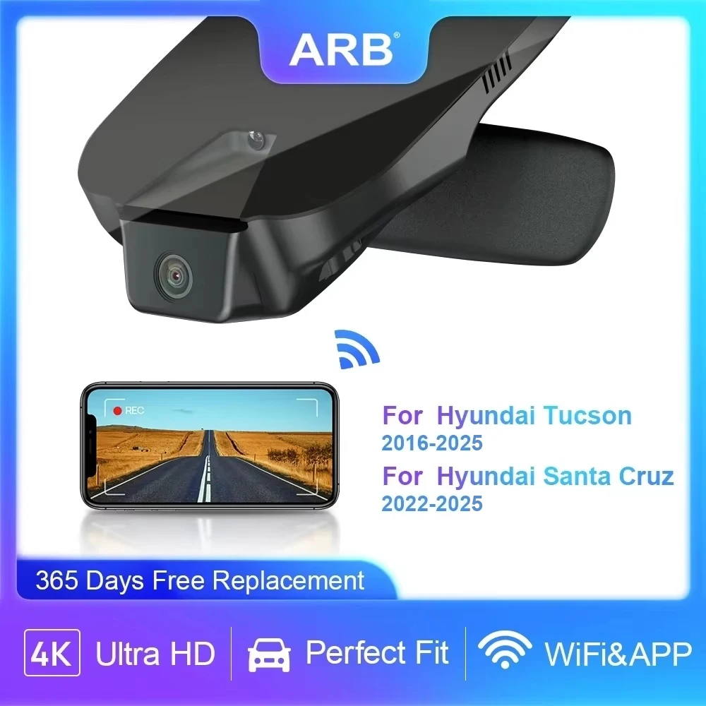 Dash Cam Dash Camera for Hyundai Santa Cruz -/ Tucson-ARB 4K Style Car DVR