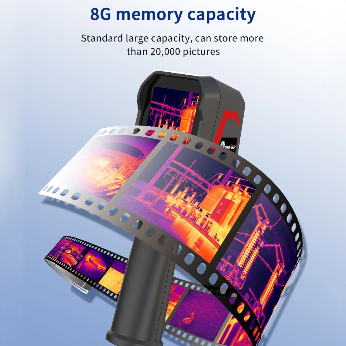 TOOLTOP ET693C Termocamera Industriale 256x192 per Foto e Video, Imager Termico 1080P con Luce Visibile per Ispezione Elettrica - immagine 5