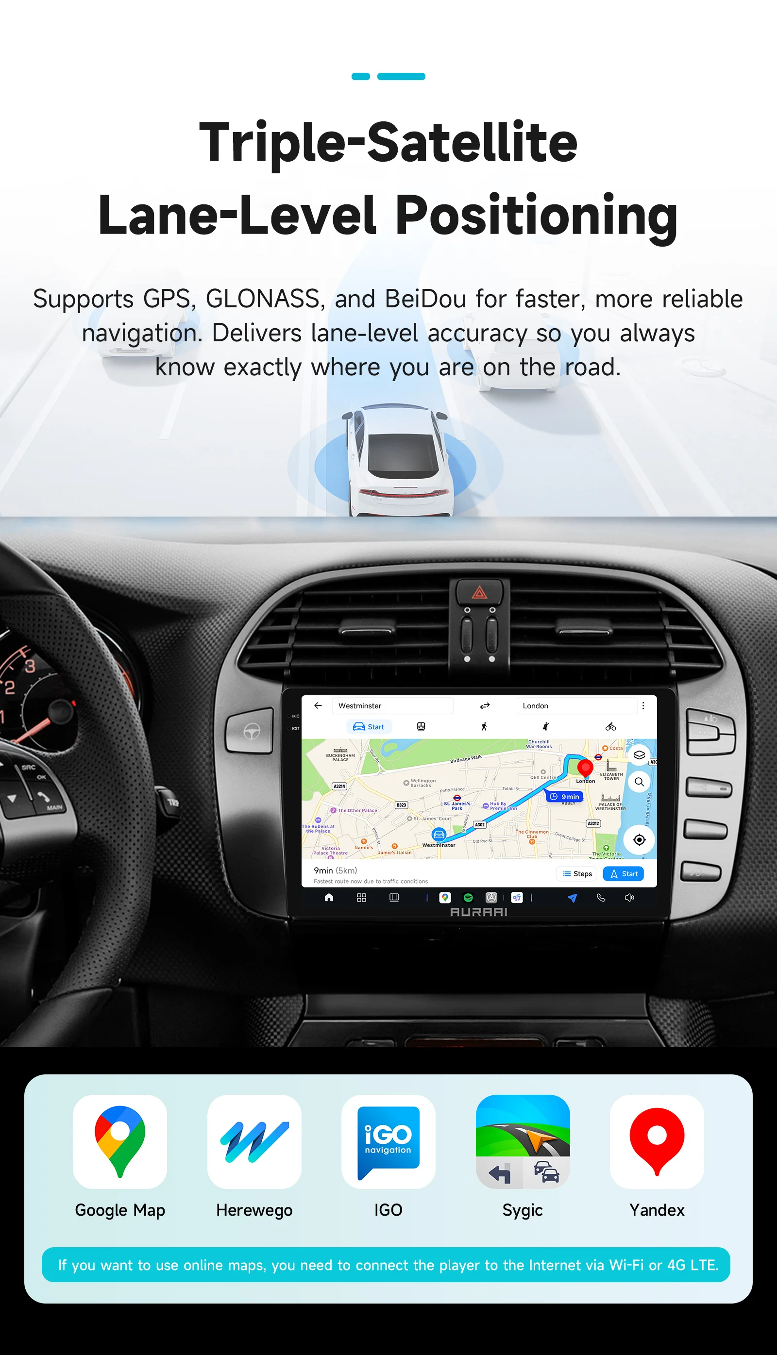 AURAAI X100 Android Auto-Intelligenzdisplay für Fiat Bravo 2007 - 2012 UIS7870 DSP GPS 4G BT CarPlay KI-Sprachsteuerung ADAS 360CAM – Detail 25
