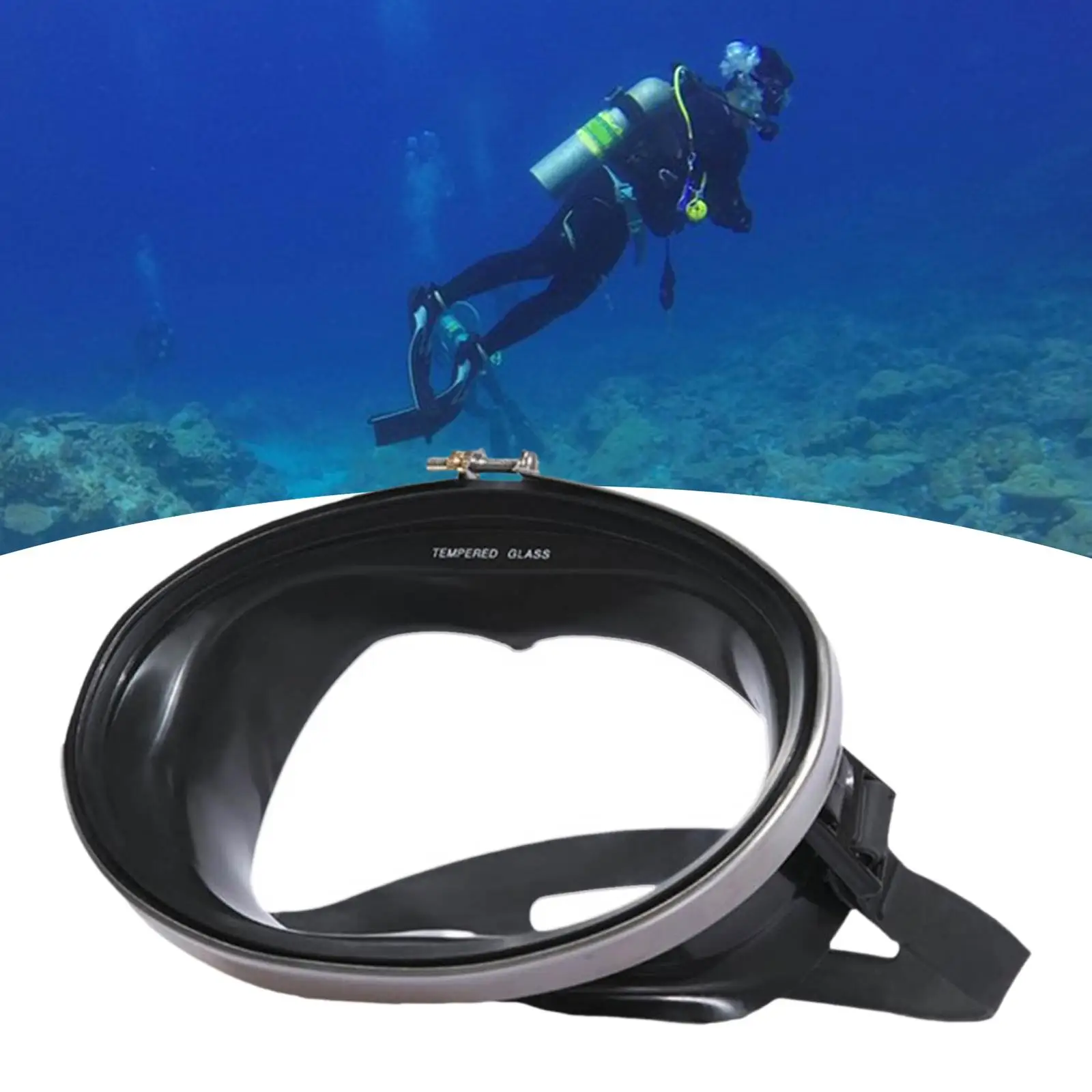 Diving Mask for Adults Waterproof Wide View Comfort Snorkel Mask Anti Fog