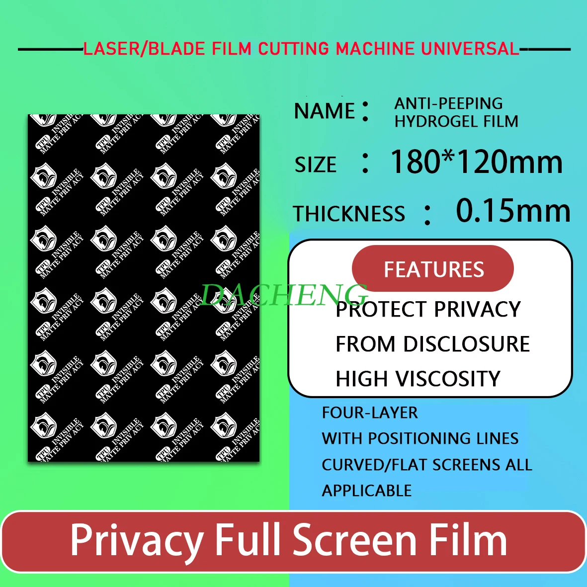 Privacy-Hydrogel-Film-50pcs-Anti-peeping-clear-film-EPU-TPU-matte ...