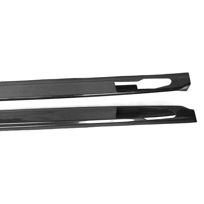 리얼 카본 파이버 3D 스타일 프론트 사이드 스커트 X3 G01 X4 G02 G08 X3M F97 X4M F98 스포츠 2018-2020용