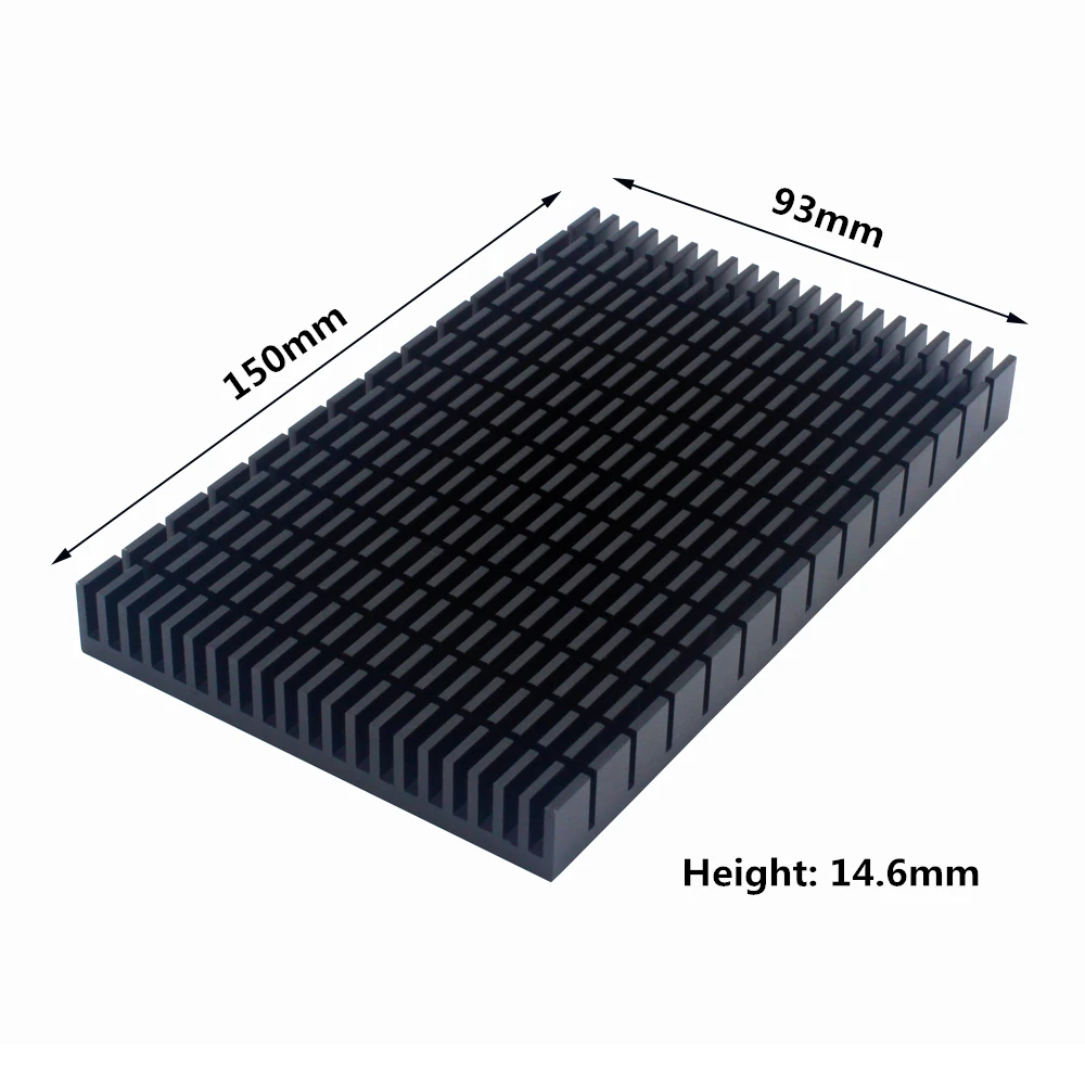 Extrudierter Aluminium-Kühlkörper für Elektronische LED-Chips, Leistungsverstärker, Kühler, Wärmeableitung – Detail 20