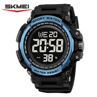 SKMEI Top Brand Electronic Watch Sport Outdoor Waterproof Clock Fashion Men's Digital Watches Countdown Chronograph Dual Time 1