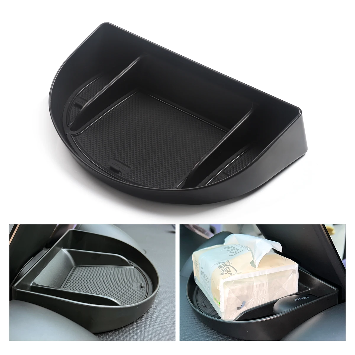 Smabee for BYD Dolphin Dashboard Storage Box Center Console Hidden Tray Behind Screen Interior Accessories — view 2