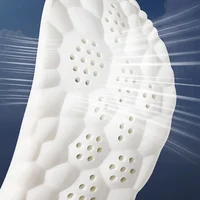 2 pairs, latex sports insoles, high elastic and soft insoles, orthopedic breathable shock absorption cushioning arch support insoles, a must in summerIt works really well. - Image 5