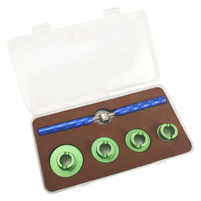 

Набор инструментов для ремонта часов Seamaster, гаечный ключ с открывалкой и 4 рифлеными головками, 20 мм, 30 мм, 33 мм, 42 мм, 1 шт.