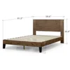 ZINUS Tonja Wood Platform Bed Frame with Headboard / Mattress Foundation with Wood Slat Support / No Box Spring Needed 3
