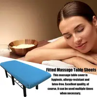 Massage Table Sheets Blue Oil-proof Non-woven Sheets 5X Massage Table Blanket Spa Sheets For Esthetician Bed Massage Bed Cover 2