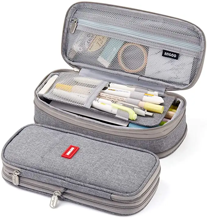 Cute Large Capacity Pencil Case Organizer for Students and Office Supplies
