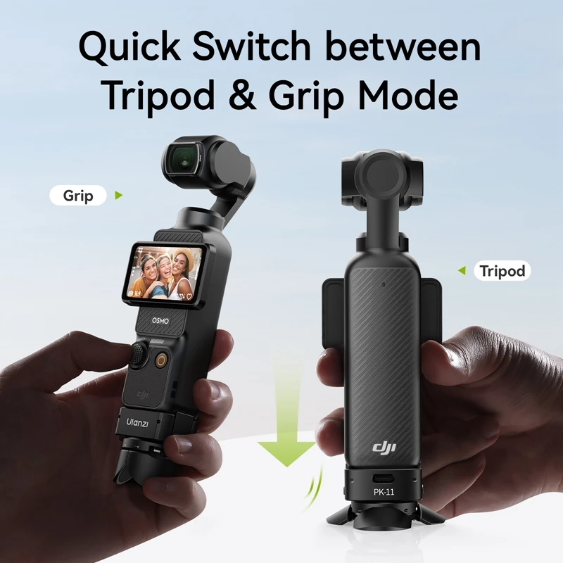 DJI アクションカメラ Osmo Pocket 3 +ミニ三脚 Amazon | iMusk 軽量ポータブル OSMO Pocket 3 ミニ三脚 1/4