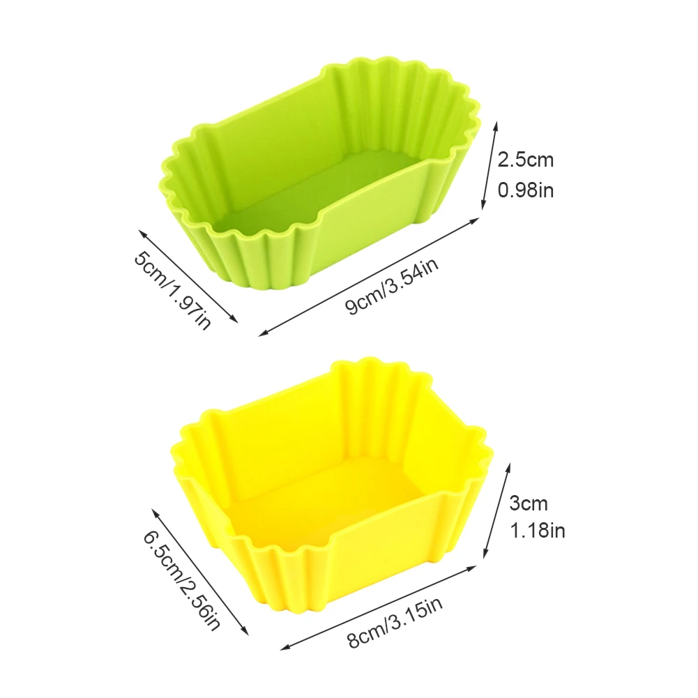 3pcs Silicone Liner Bento Separate Bowl Dish Food Lunch Box Bento Divider Cup Sushi Storage Case Kitchen Cooking Accessories