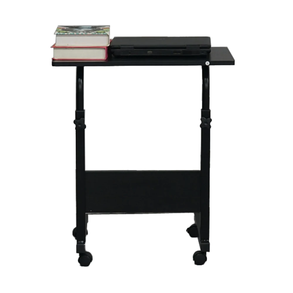 Removable P2 15MM Chipboard & Steel Side Table with Baffle Black 6