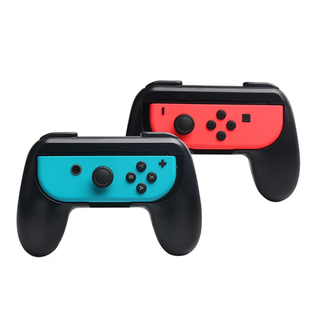 2 Pcs Game Joy-con Handle Grip Gaming Console Stand Comfortable Controller Holder for Nintendo Switch Dual Double Players Game 