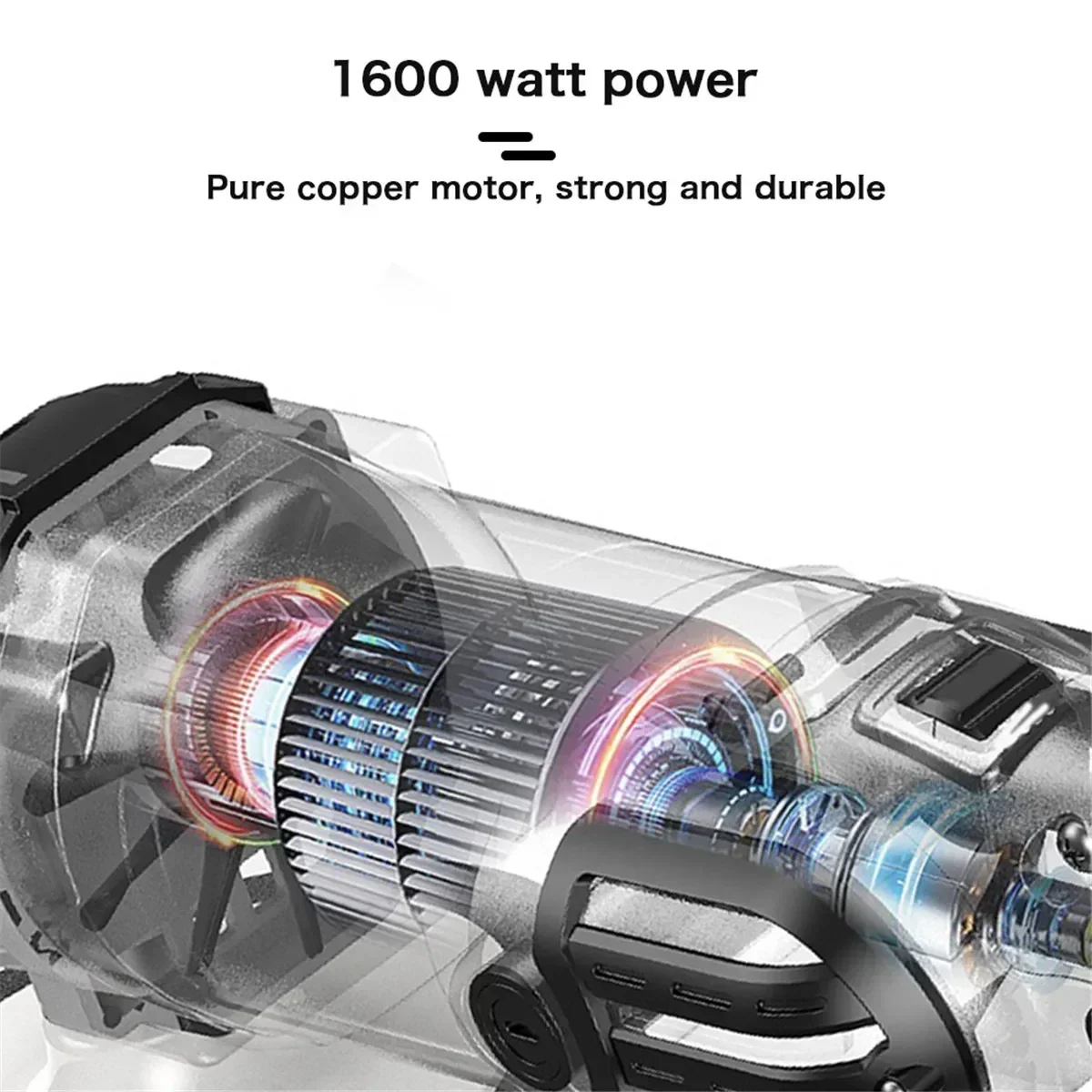 Brushless Impact Angle Grinder Electric Polishing Machine 6 Gears Car Polisher Rechargeable Grinding Machine for Makita Battery