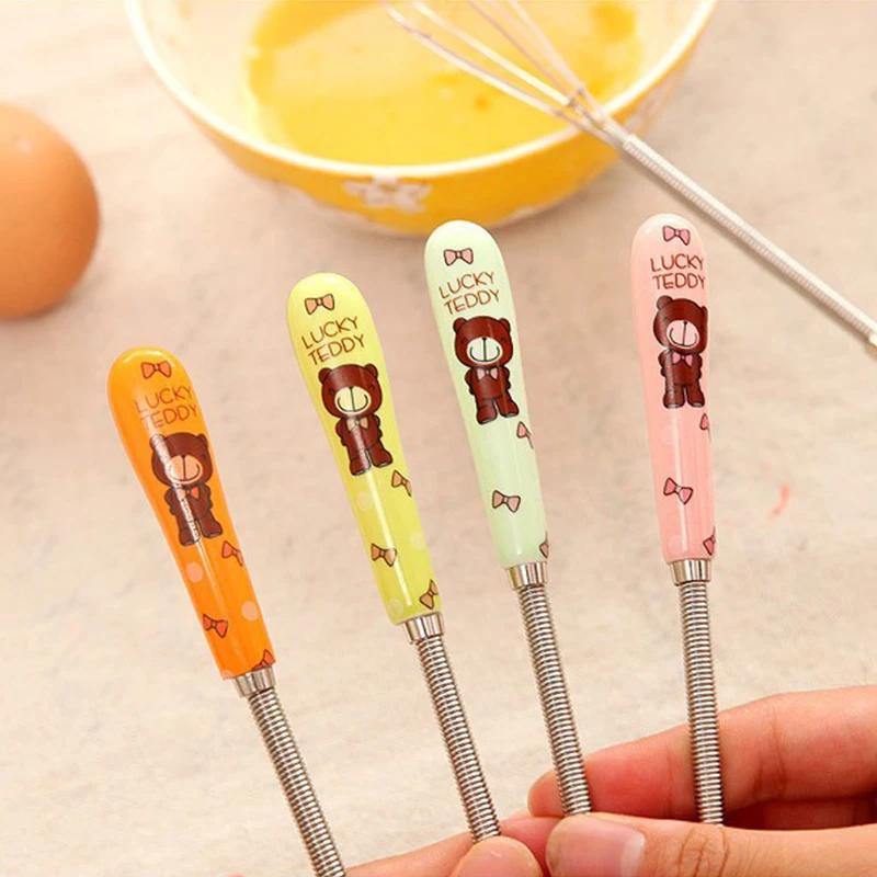 Mini Stainless Steel Hand Blender Spiral Wire Whisk Mixer For Bake Cooking Tools Egg Beater Kitchen Gadgets frother kitchen item