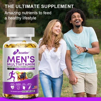 Men's Daily Multivitamin - 22 Vitamins & Minerals, Dietary Supplement for Immunity, Energy, Digestion, Skin, and Overall Health 3