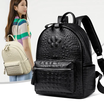 Women Small Pu Leather Backpacks 2026 New Korean Fashion Luxury Multi-pockets Backpack Student School Bag Back Packs 1