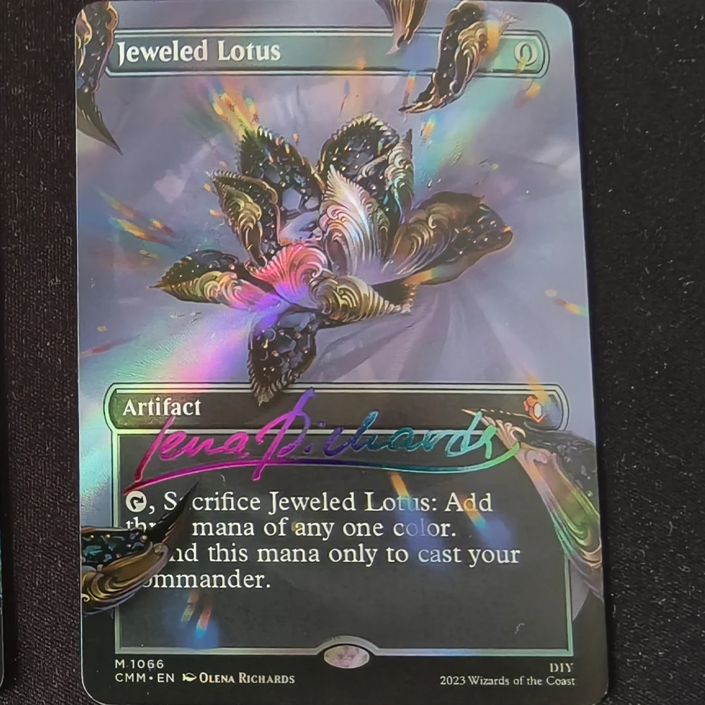 MTG Artifact Jeweled Lotus WS Collection Card Signature Card