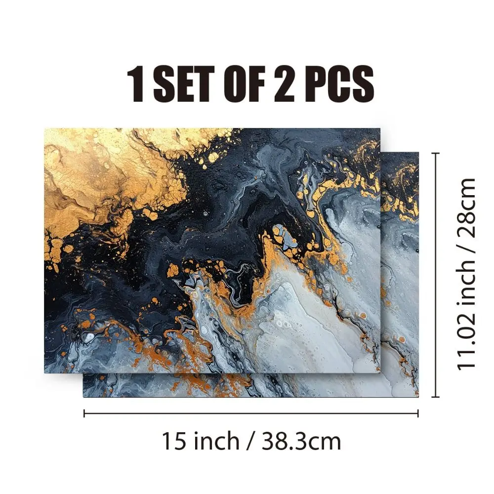 DIY A+C Side 15inch Laptop Stickers Skins Marbling Texture Scratch-proof Notebook Computer Cover Skin Waterproof PVC