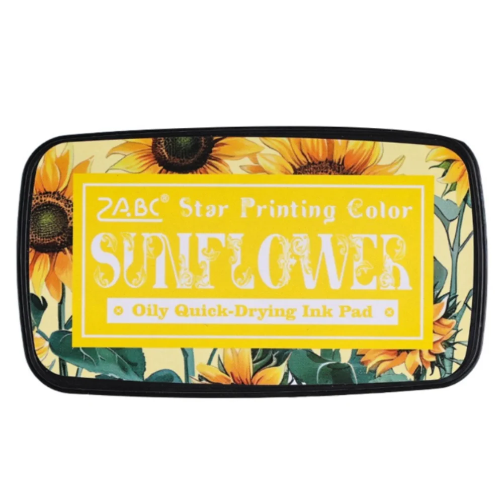 Vibrant Ink Pad for Stamps and Scrapbooking - Easy to Use School Accessory