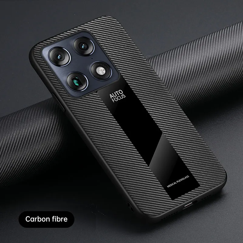 Luxury Leather Magnetic Stand Case for Smartphones - Skin-Friendly U-Shaped Cover