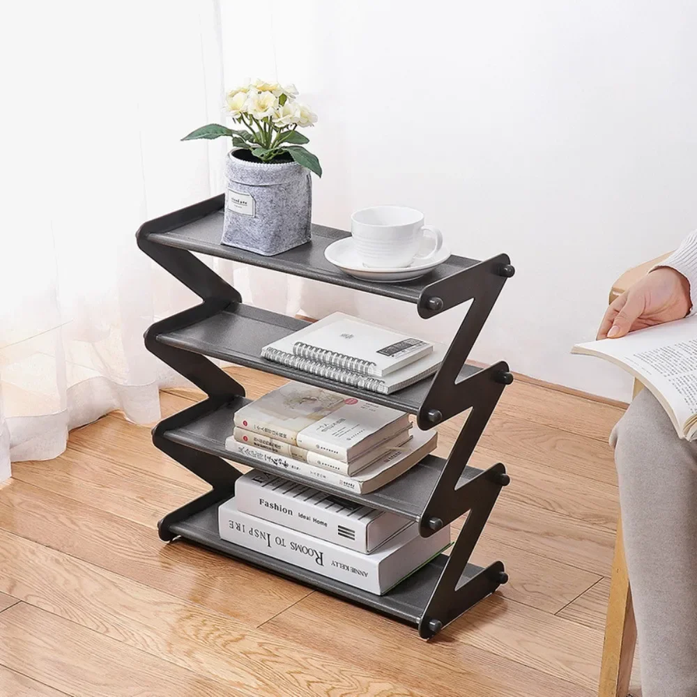 Z-shaped Shoe Rack Simplicity High Load-Bearing Dormitory Large Capacity Shoe Organizer Fashion Design Household Shoes Hanger