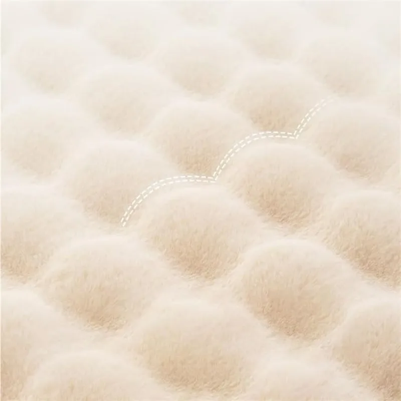 Imitation Rabbit Fur Plush Sofa Cover Winter Fluffy Warm Sofa Towel Universal Non-slip Sofa Mat Couch Slipcover Couch Cushion 5