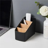 Органайзер для пульта дистанционного управления, держатель для пульта дистанционного управления для телевизора, многоцелевой настольный ящик для хранения, органайзер для спальни, гостиной — изображение 5