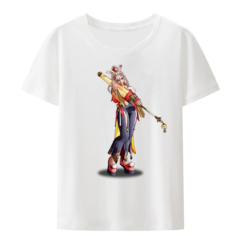 

Samurai Shodown Game Character Gongsunli Cotton T-shirts Anime Game Style Men's T-shirt Hipster Tshirt Koszulki Leisure Creative