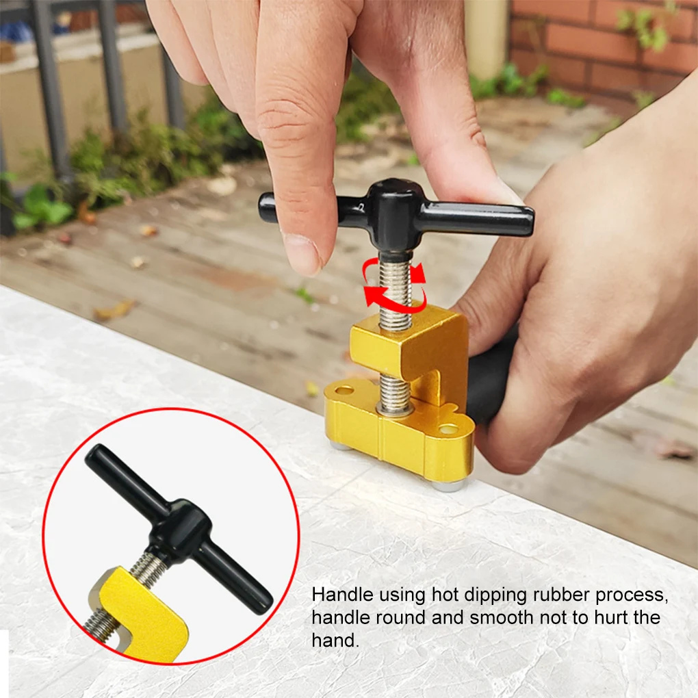 Tile Breaker Portable Adjustable Thick Glass Ceramic Opener with Handle Construction Repair Work Hand Tool Furniture 5