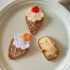 Kawaii Hair Clips Ice Cream Hair Clips Cute Wool BB Clips Cute Bread Hair Clips Children's Baby Girl Hair Clips Hair Accessories